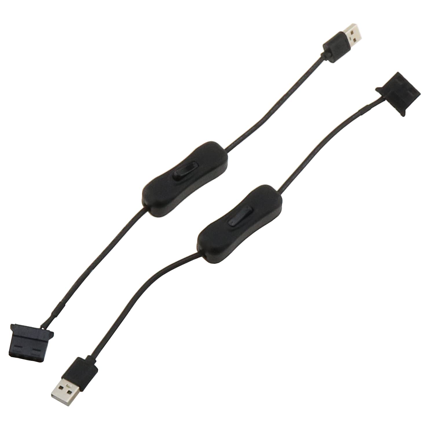 Amazon.co.jp: DGZZI USBから4ピン モレックスファン電源ケーブル
